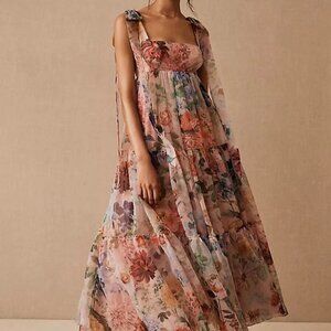 BHLDN Marcella Flower Dress, Size 14